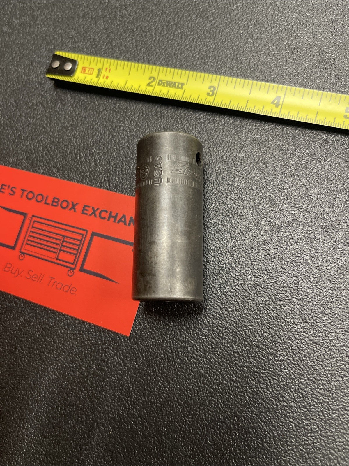 Snap-on Tools USA 1/2" Drive 15mm Metric SEMI DEEP 6pt Impact Socket IMMS150