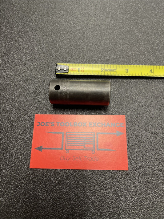Snap-on Tools USA 1/2" Drive 15mm Metric SEMI DEEP 6pt Impact Socket IMMS150