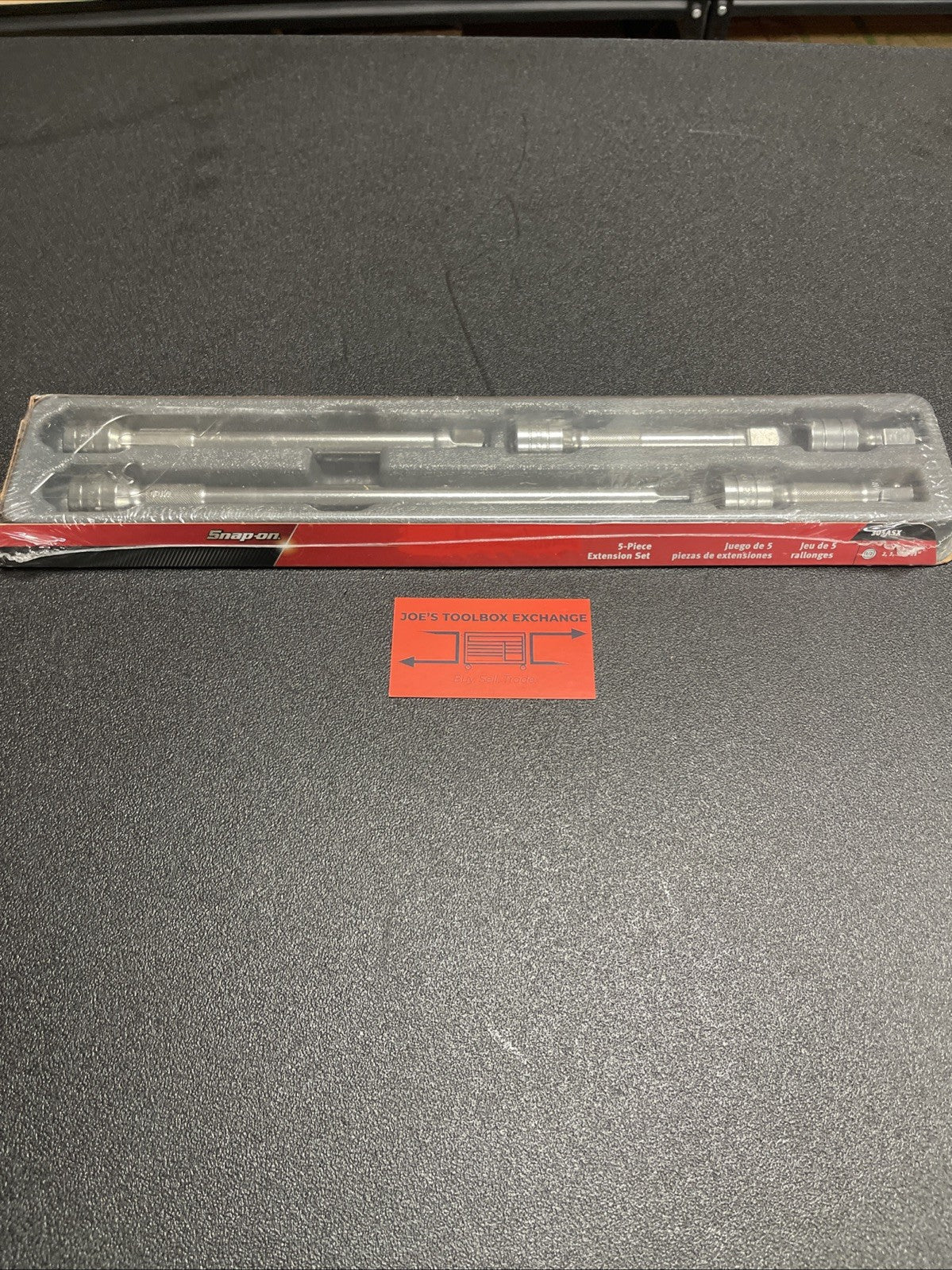 NEW Snap-on™ 1/2" drive 1 1/2" to 11" 5piece Knurled Extension Set 305ASX SEALED