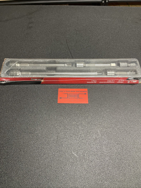 NEW Snap-on™ 1/2" drive 1 1/2" to 11" 5piece Knurled Extension Set 305ASX SEALED