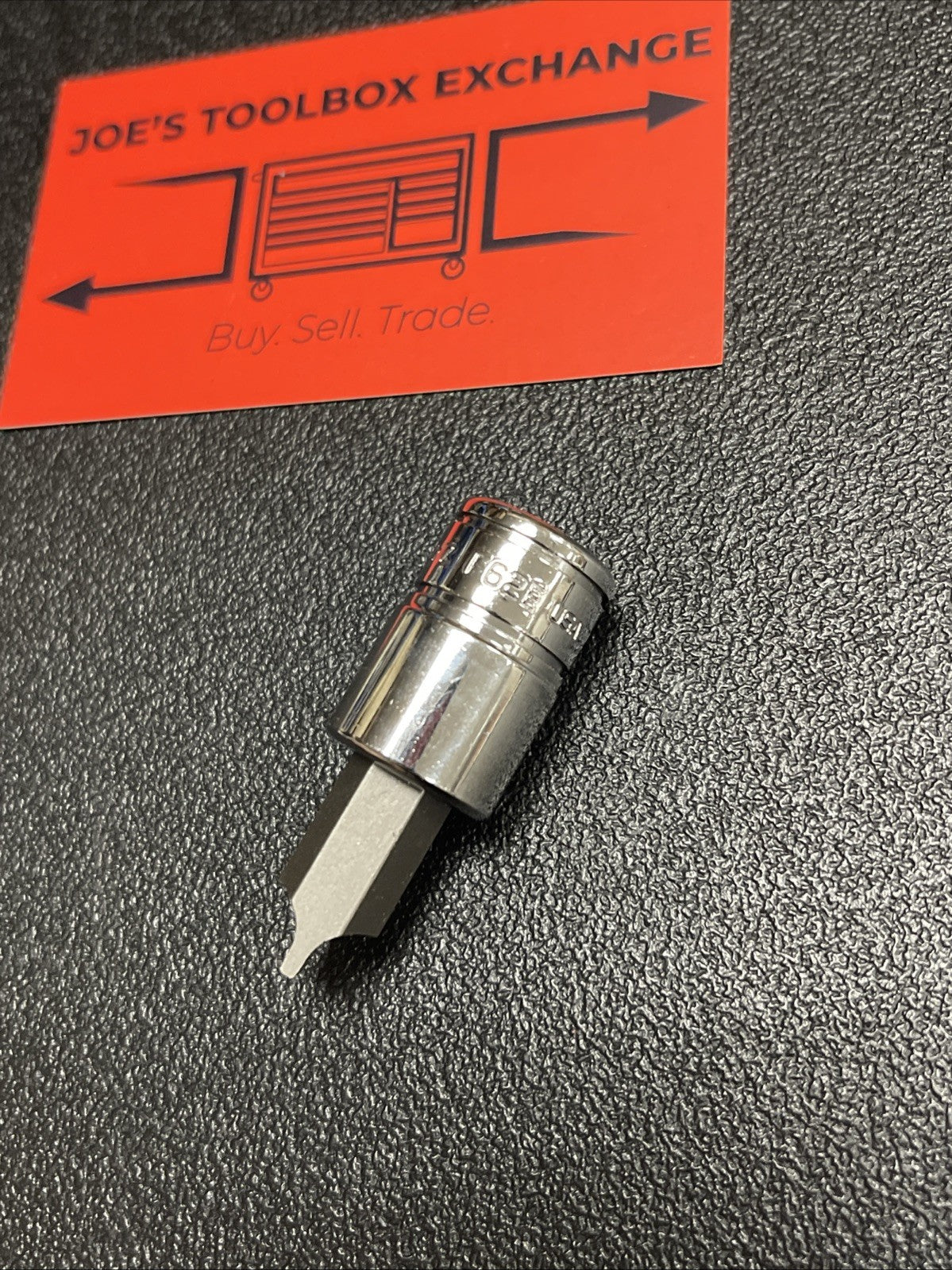 Snap On Tools F62E USA NEW 3/8" Drive 3/8" Flat Tip Short Bit Socket Driver 
