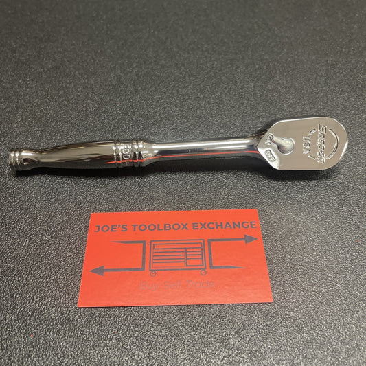 Snap-on Tools USA NEW 3/8" Drive Fine Tooth Standard Handle Chrome Ratchet F80