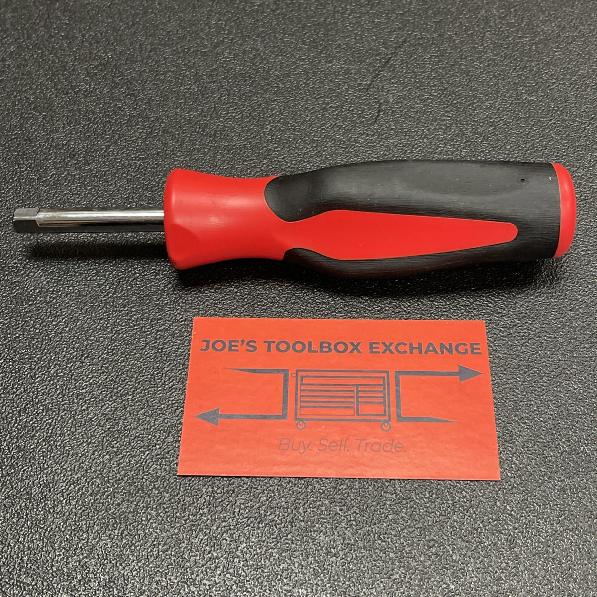Snap-on Tools USA NEW RED 1/4" Drive Soft Grip Standard Shank Driver SGT4B