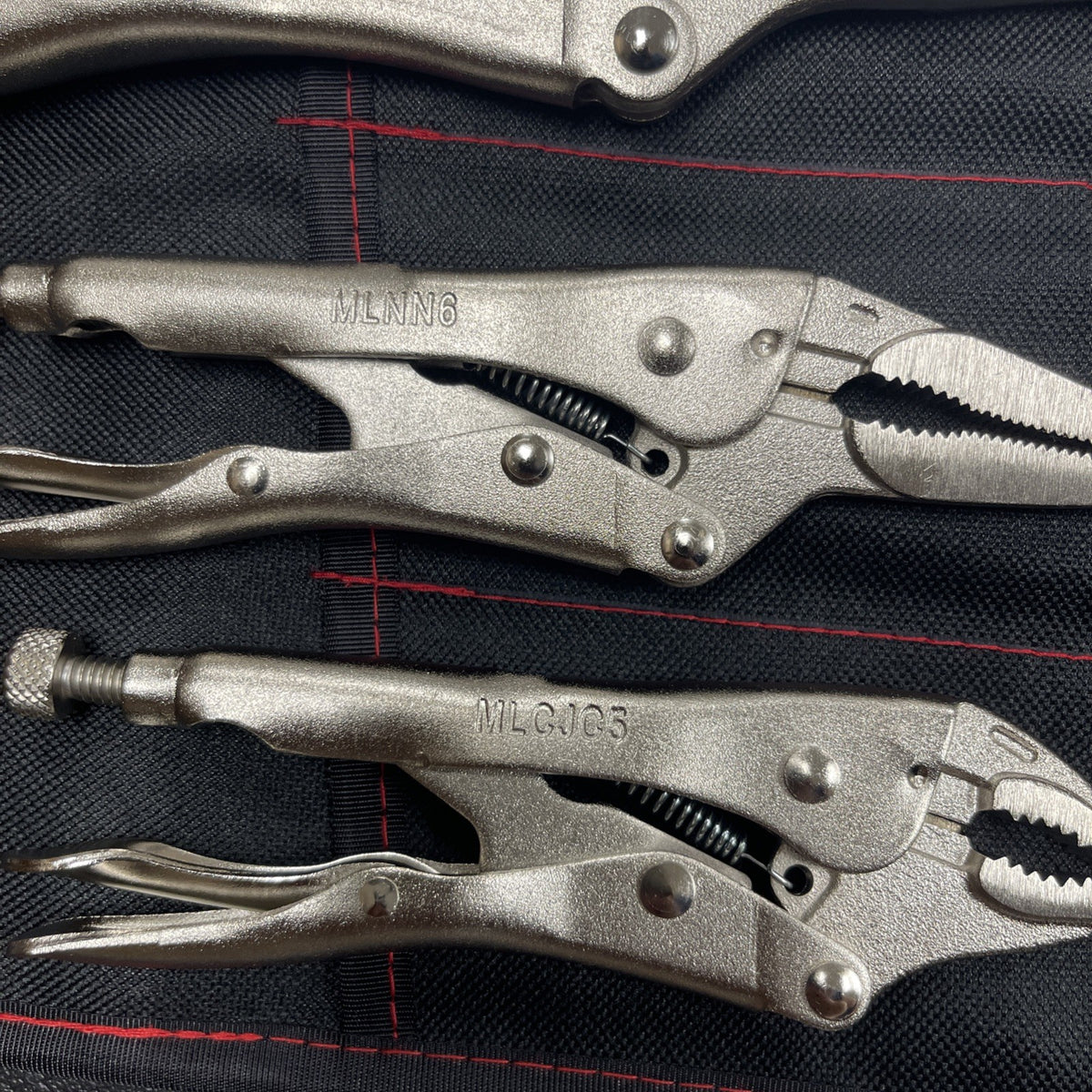 Matco Tools 7-Piece Locking Pliers Set w/ Soft Storage Wrap SMLP7