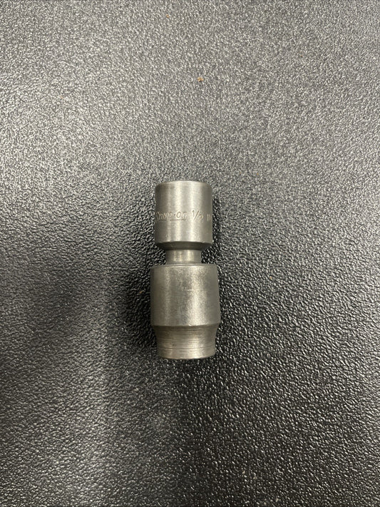 Snap on Tools IMBF16B 1/2" SAE Shallow Swivel Impact Socket 6 Point 3/8" Drive