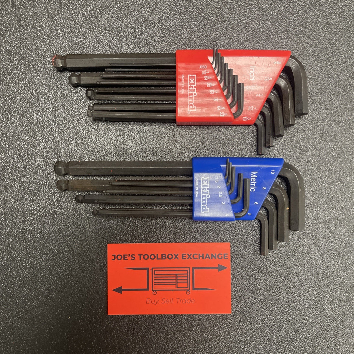 Eklind Ball End Hex Wrench SAE Metric 22Pc Set Kit Combo 13609, 13213