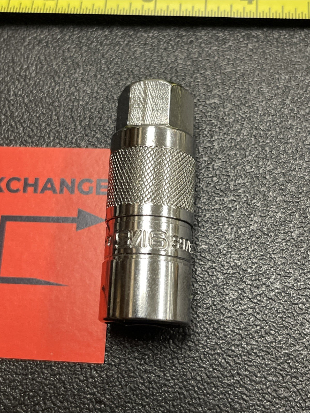 Snap-on Tools USA 3/8" Drive 9/16" SAE 6 POINT Spark Plug Socket S9716KA
