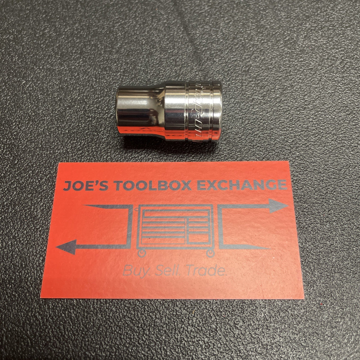 Snap-on Tools USA NEW 1/2" Drive 1/2" SAE 6 Point Shallow Chrome Socket TW161A