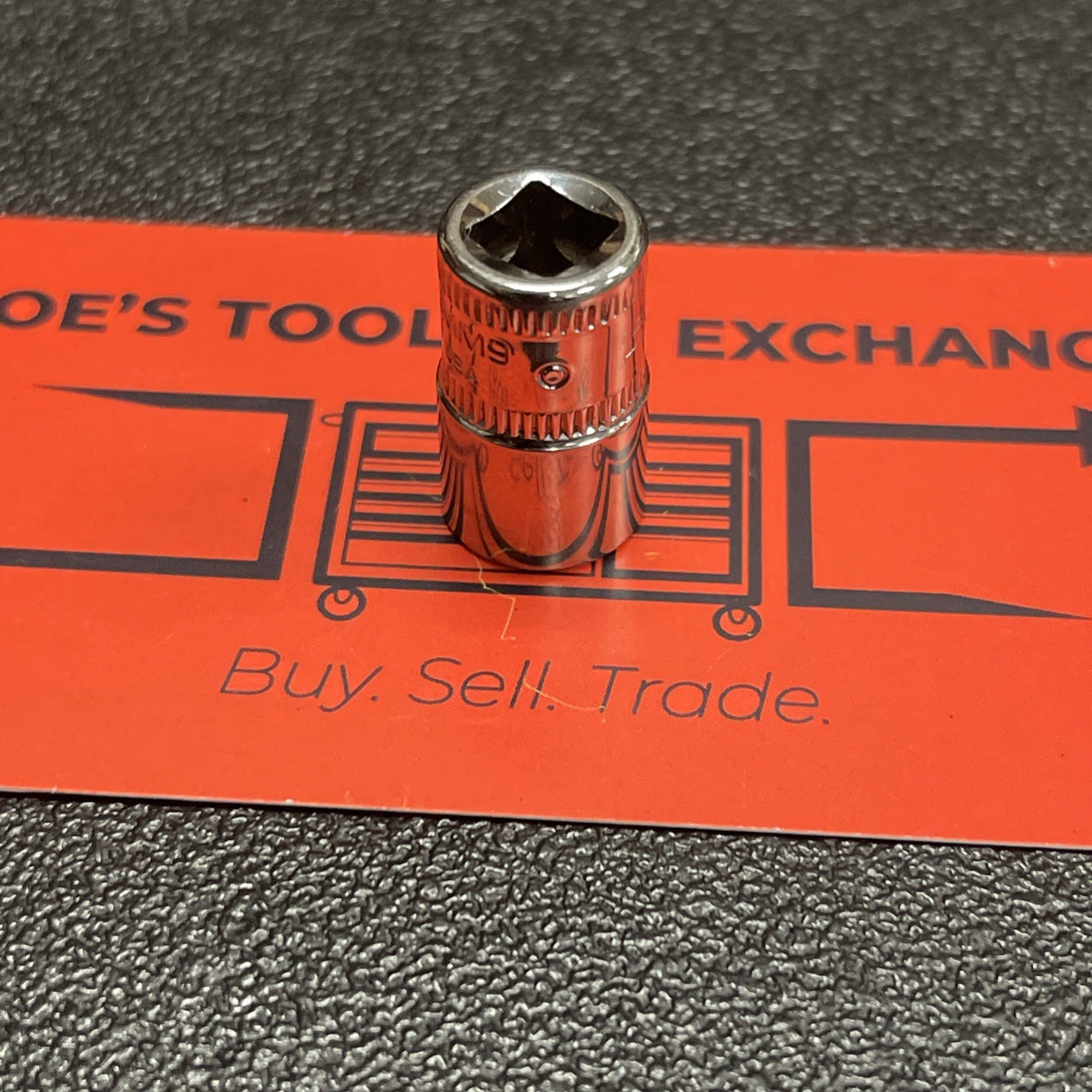 Snap On Tools TMM9 1/4 Dr 6Pt Metric 9mm Flank Dr Shallow Chrome Socket USA