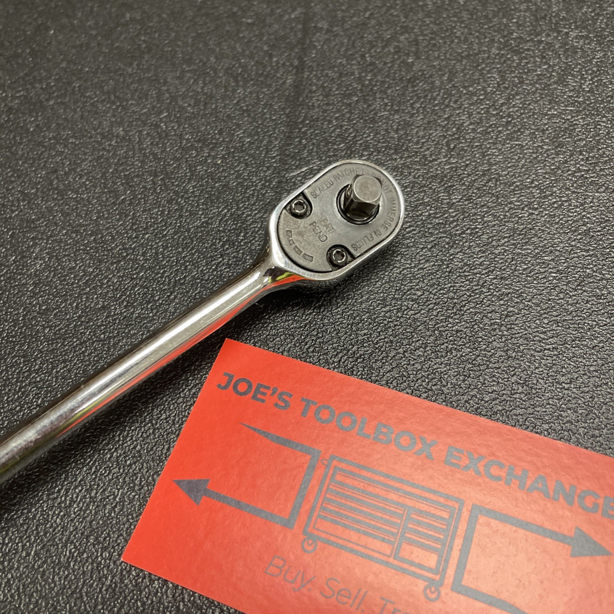Snap-on Tools USA 1/4" Drive Chrome Long Handle Fixed Head Ratchet TL72