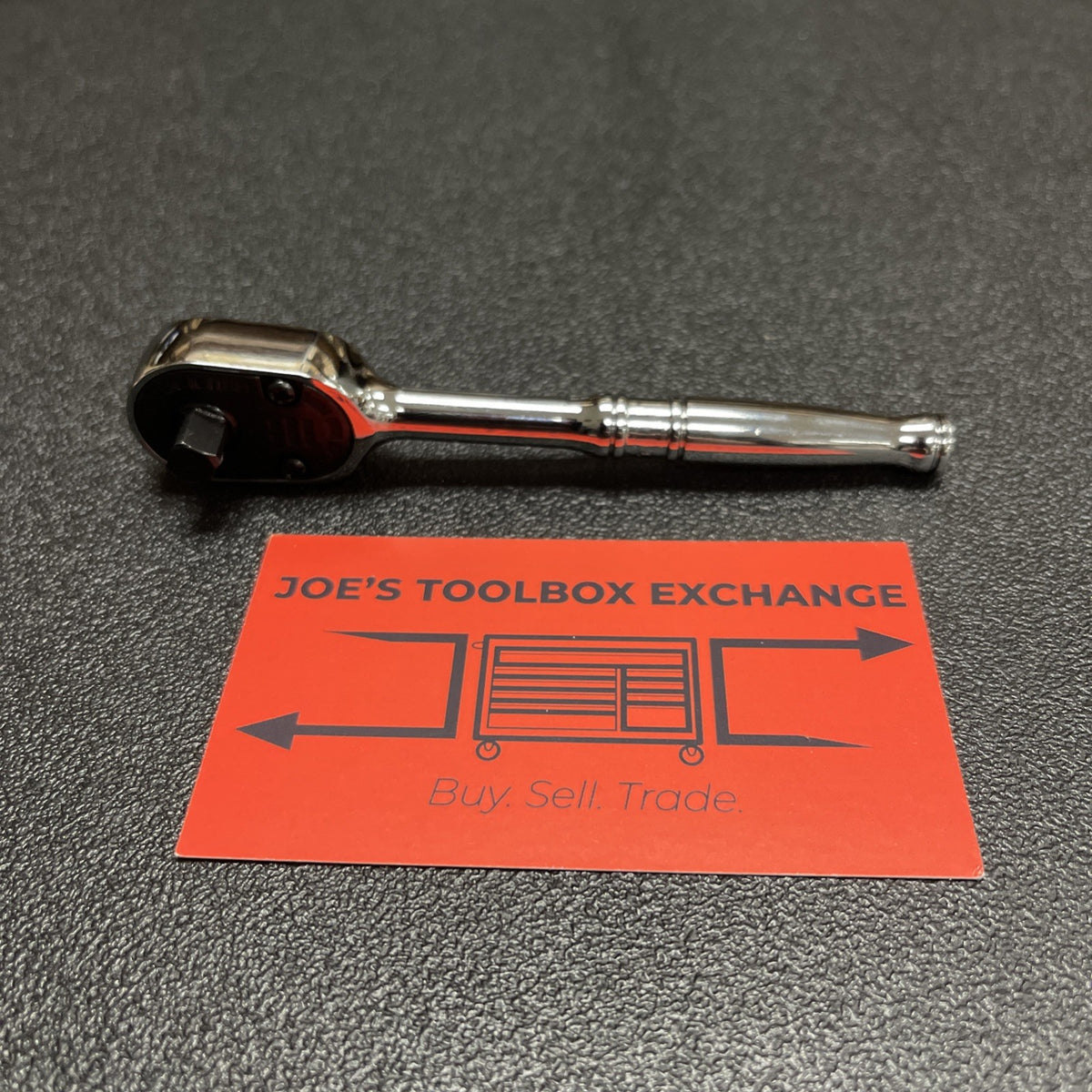 Snap-on Tools USA NEW STYLE 1/4" Drive Fine Tooth Chrome Handle Ratchet T72