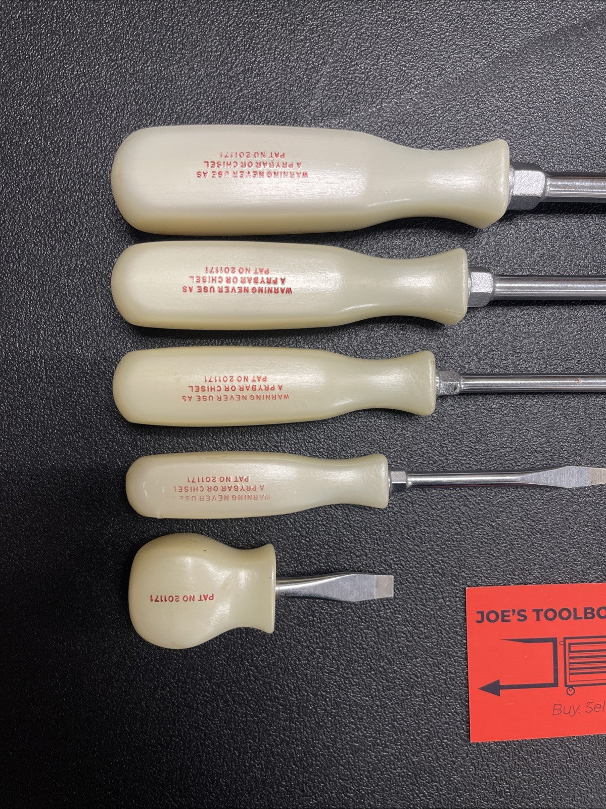 Snap-On 8pc Combination Screwdriver Set Pearl White - SDX80P