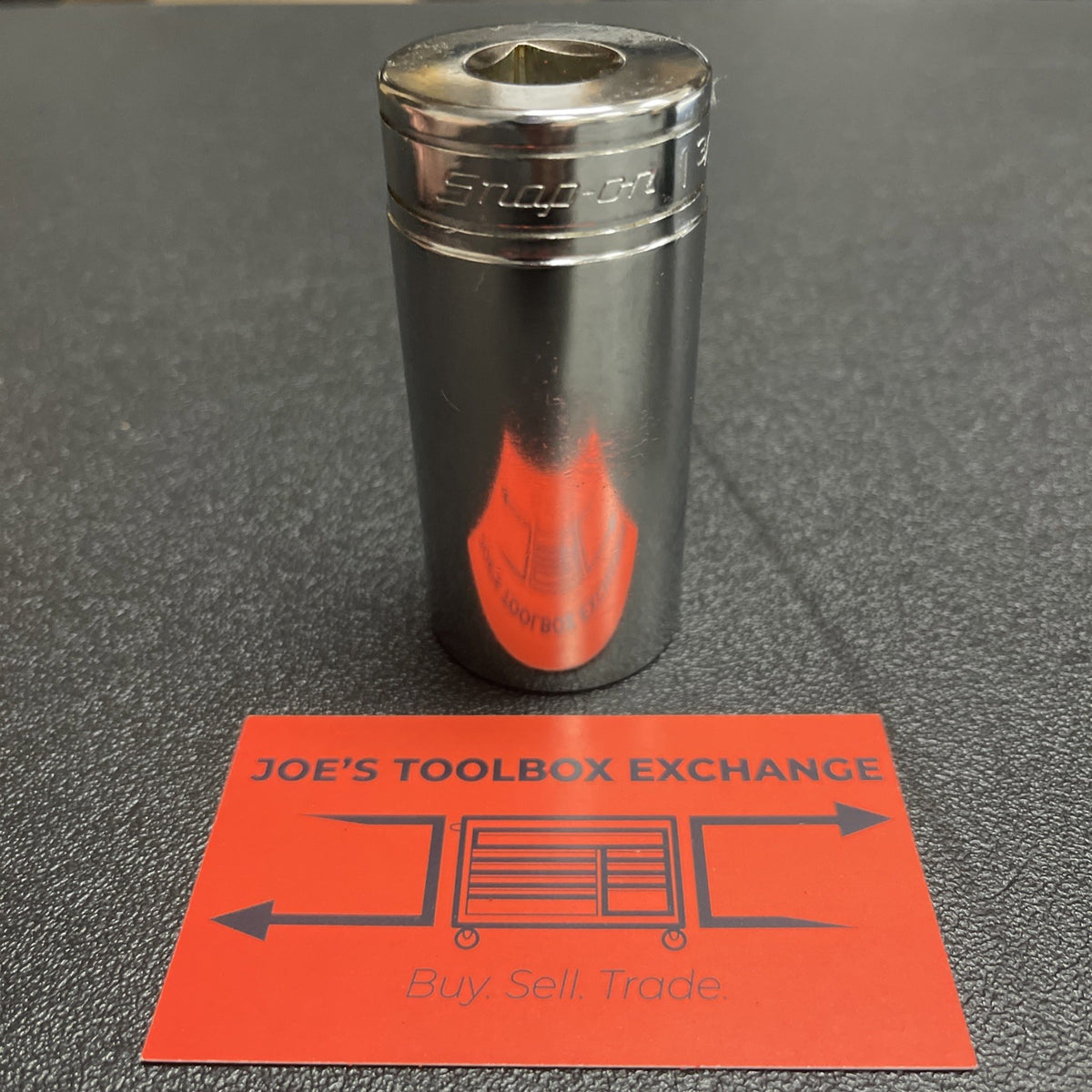 Snap-on Tools USA NEW 1/2" Drive 1-3/16" SAE Deep 6 Point Chrome Socket TS381
