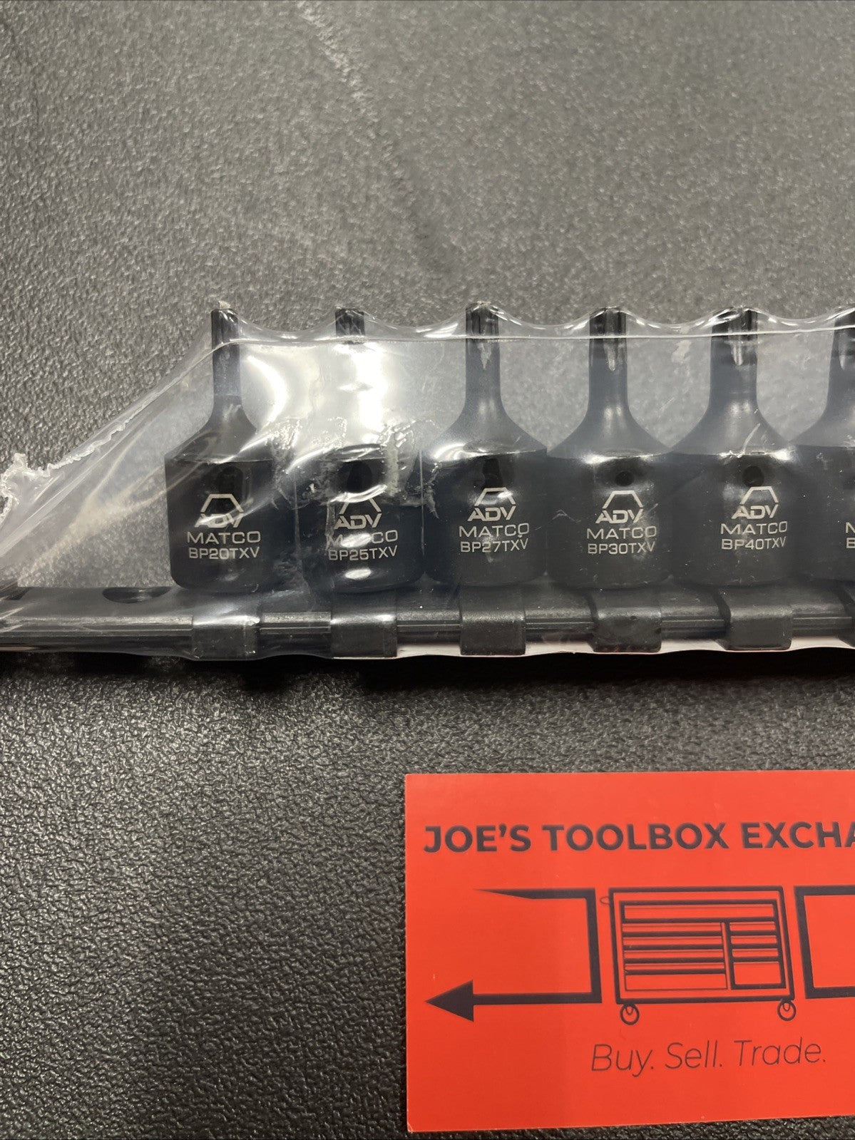Matco Tools SBPTX9V 9pc 3/8" Drive ADV Torx Impact Bit Socket Set 