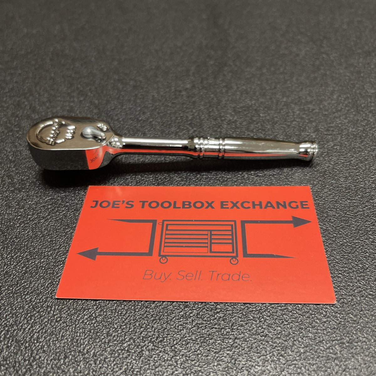 Snap-on Tools USA NEW STYLE 1/4" Drive Fine Tooth Chrome Handle Ratchet T72
