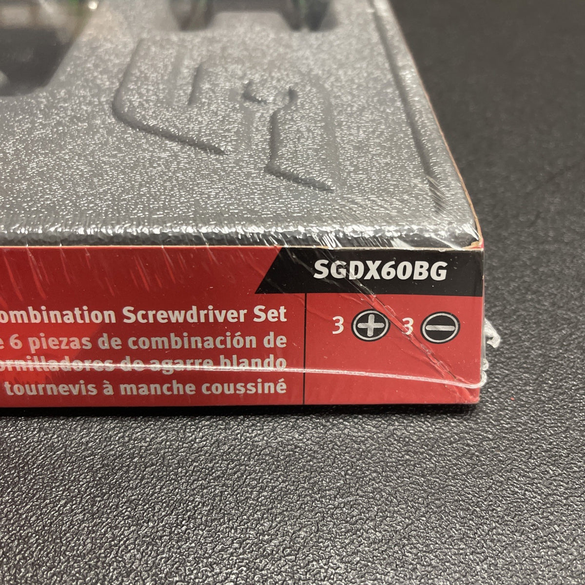 Snap-on Tools USA NEW 6pc GREEN Soft Grip Combination Screwdriver Set SGDX60BG