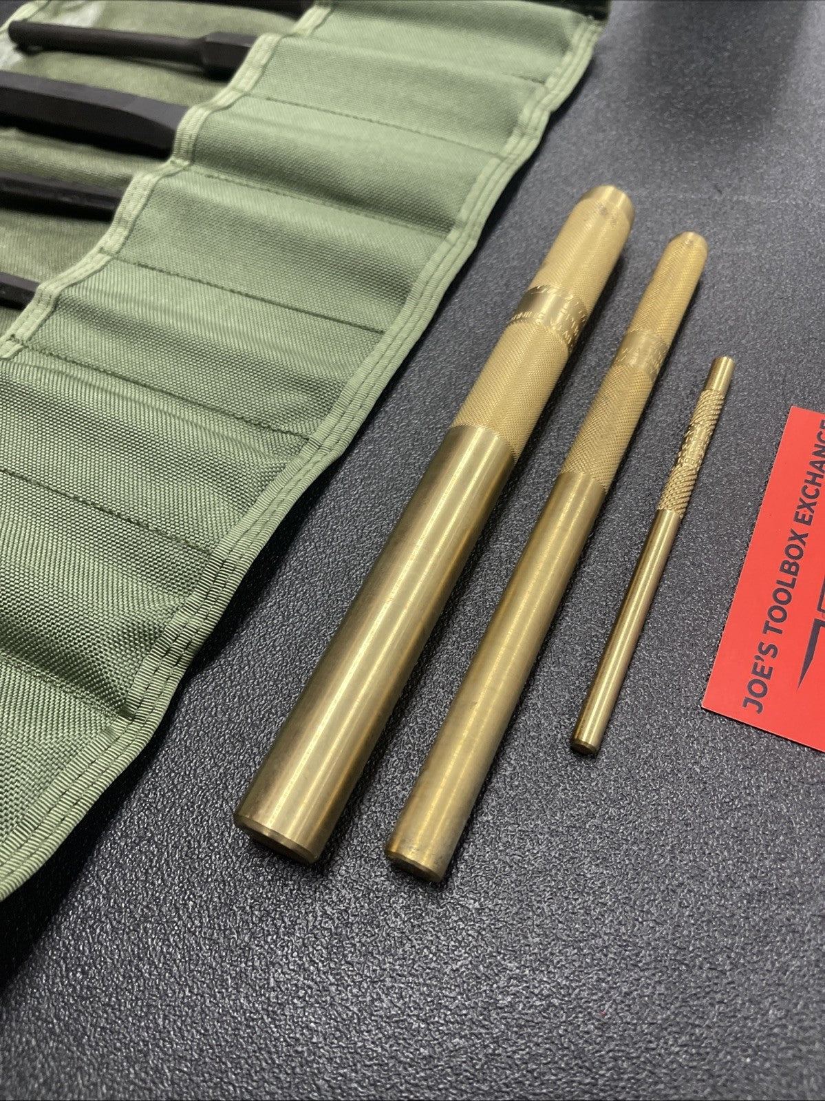 NEW Snap-on 9 Piece Bronze and Steel Military Punch and Chisel Set GMTK