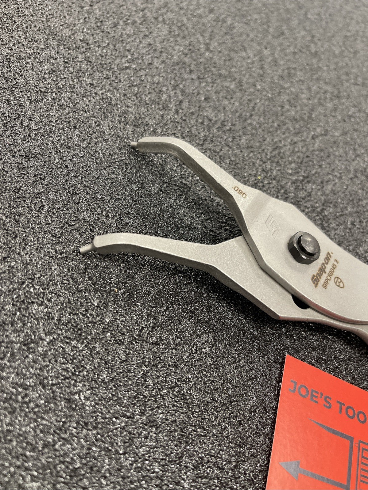 Snap-on Tools USA NEW POWER BLUE 45° Tip .090 Snap Ring Pliers SRPCR9045