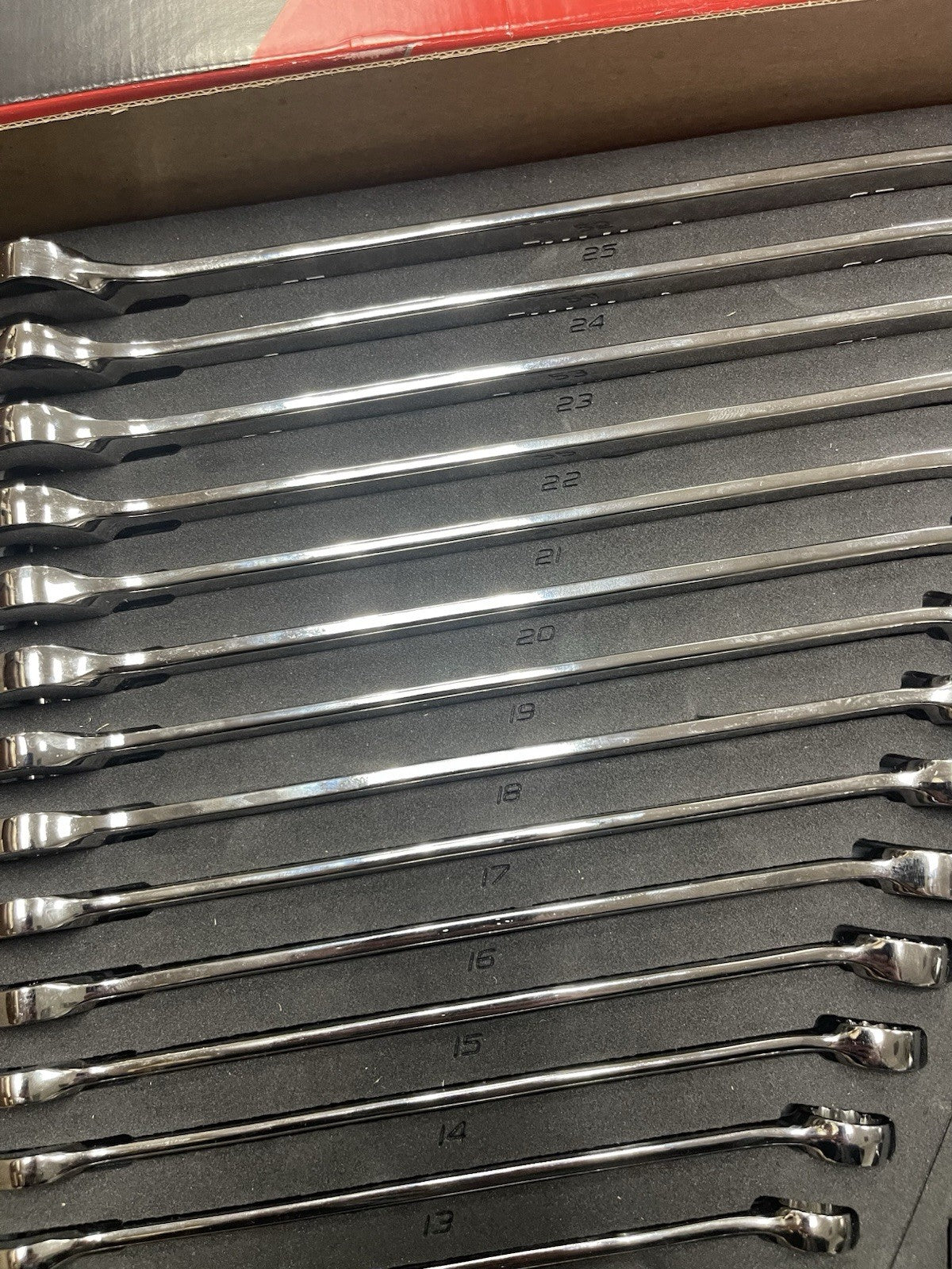 Snap-on Tools NEW Grey 38pc MASTER Flank Drive PLUS Wrench Set SOEXFSET1BDT