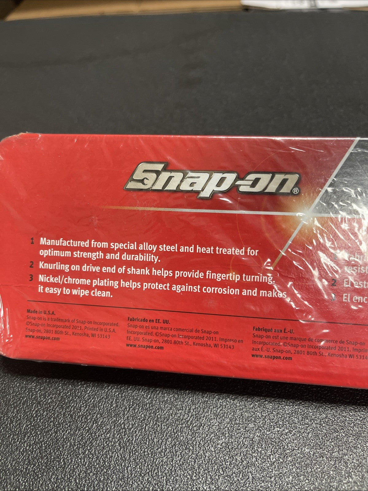 NEW Snap-on™ 1/2" drive 1 1/2" to 11" 5piece Knurled Extension Set 305ASX SEALED