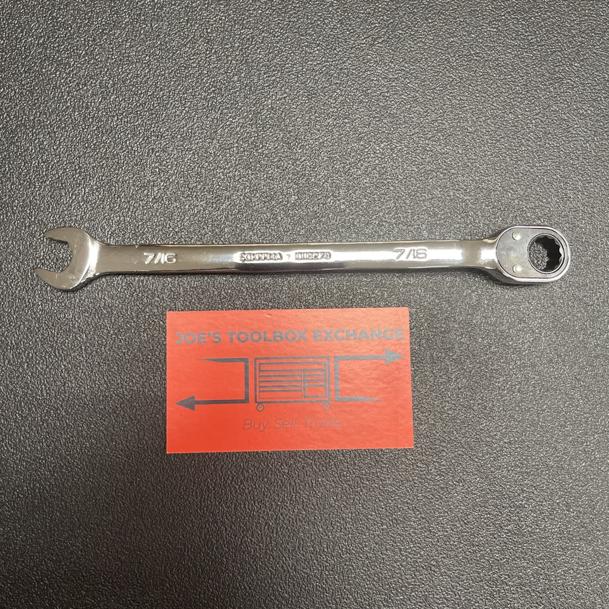 Snap-on Tools NEW 7/16" Reversible Flank Drive Plus Ratcheting Wrench SOXRR14A