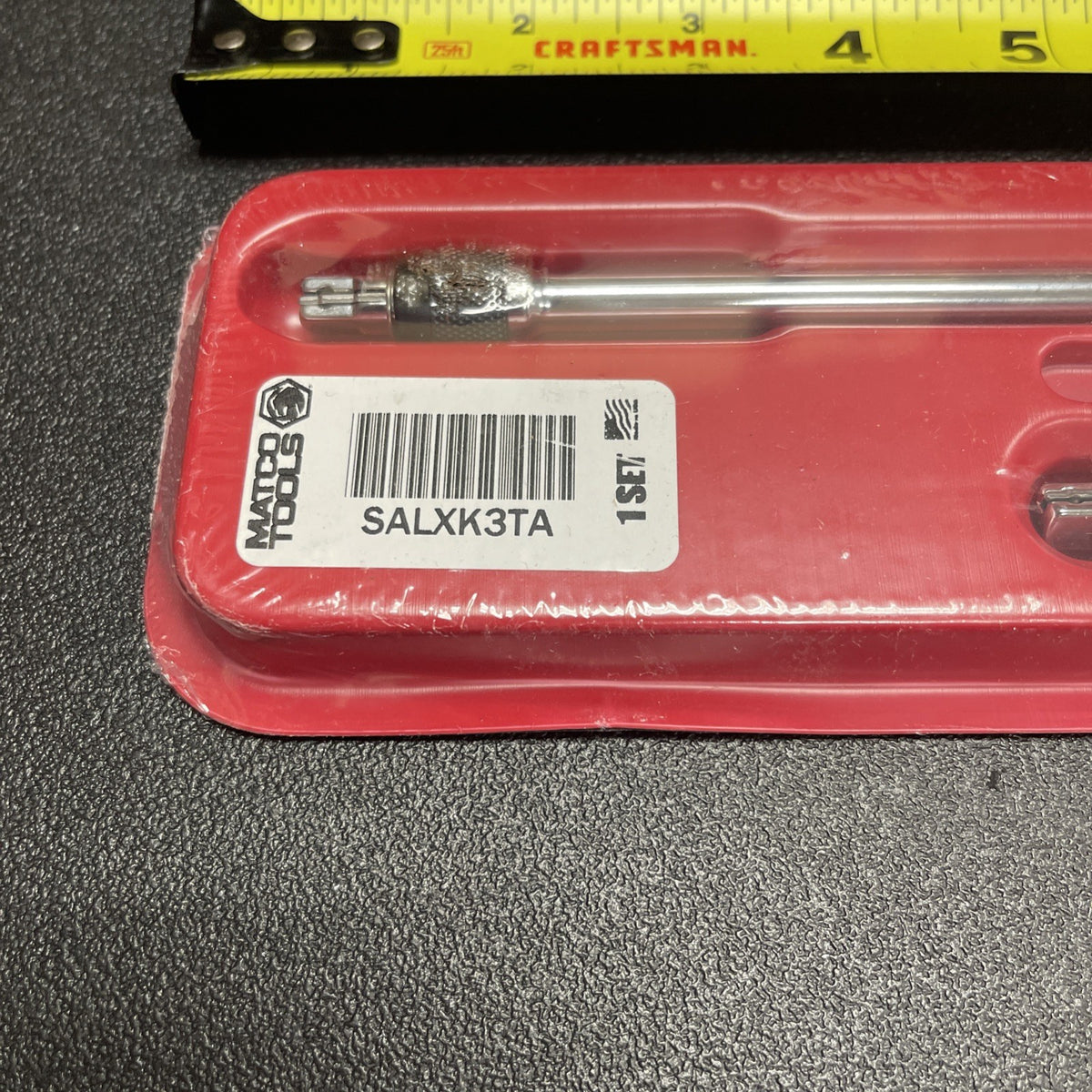 Matco 1/4" Drive 3-Pc Locking Chrome Extension Set SALXK3TA