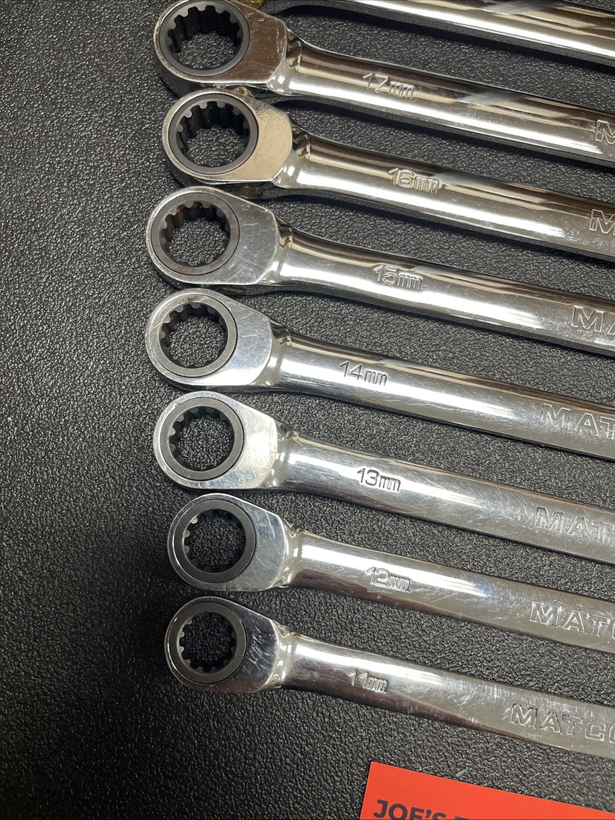 Matco GRBLM 10 Piece Metric Ratcheting Double Box Wrench Set 11MM- 19MM