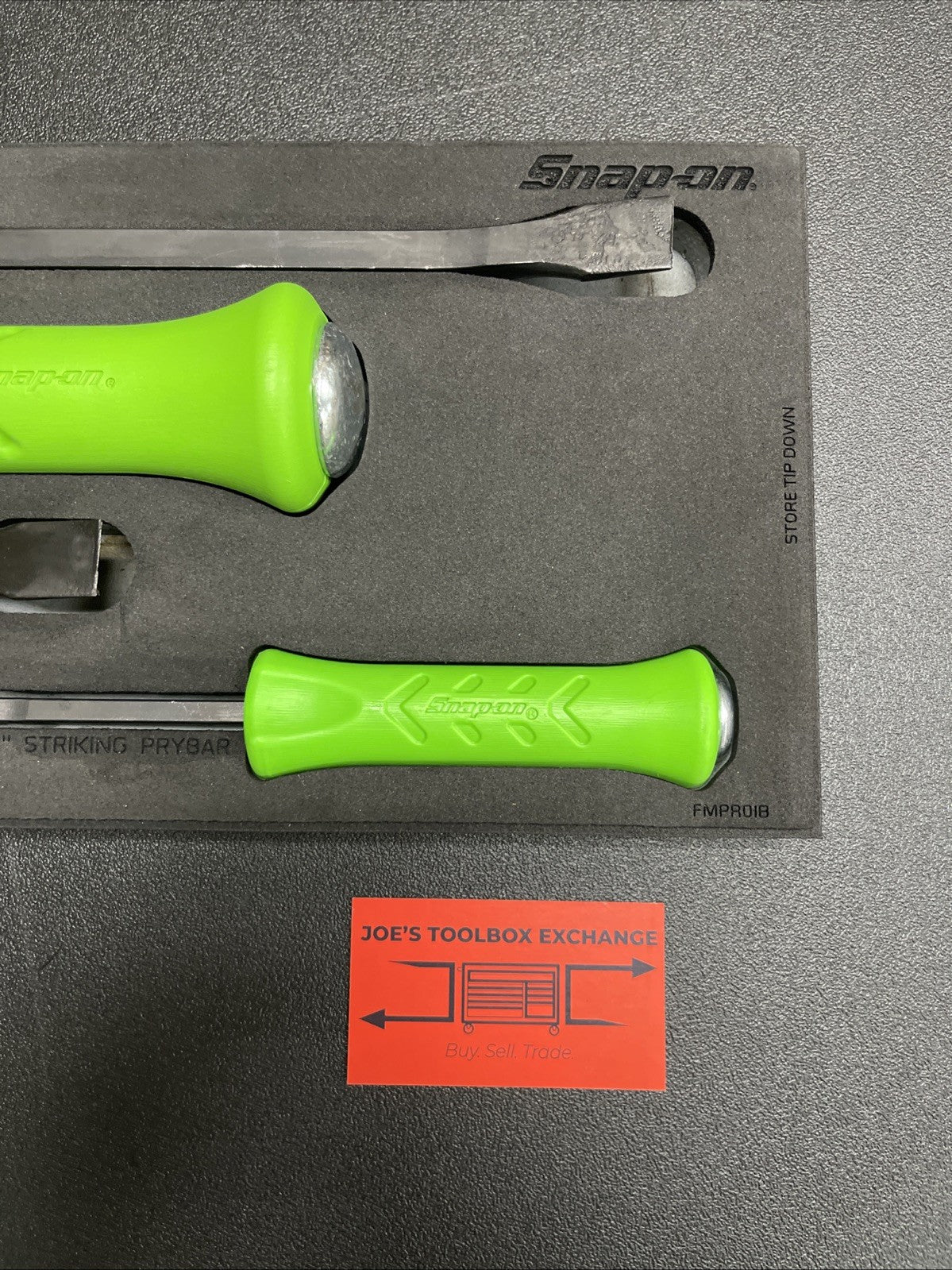Snap-on USA 5-Piece Green Striking Prybar & Chisel Foam Set SPBSDC705DTFG