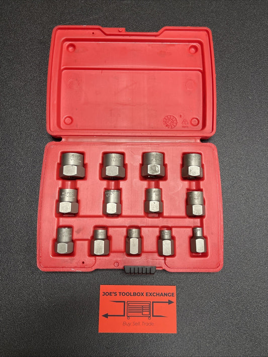 Matco MBX13 13 Piece Bolt Extractor 3/8" Drive 1/4"-3/4", 8mm-19mm