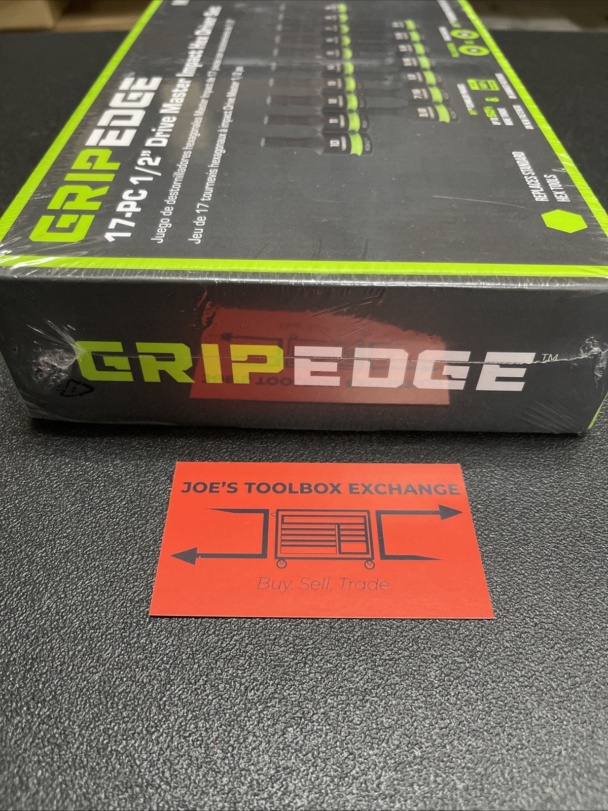 Grip Edge Tools MIHC17S 17 Piece Master 1/2" Drive Impact RPT Hex Driver Set