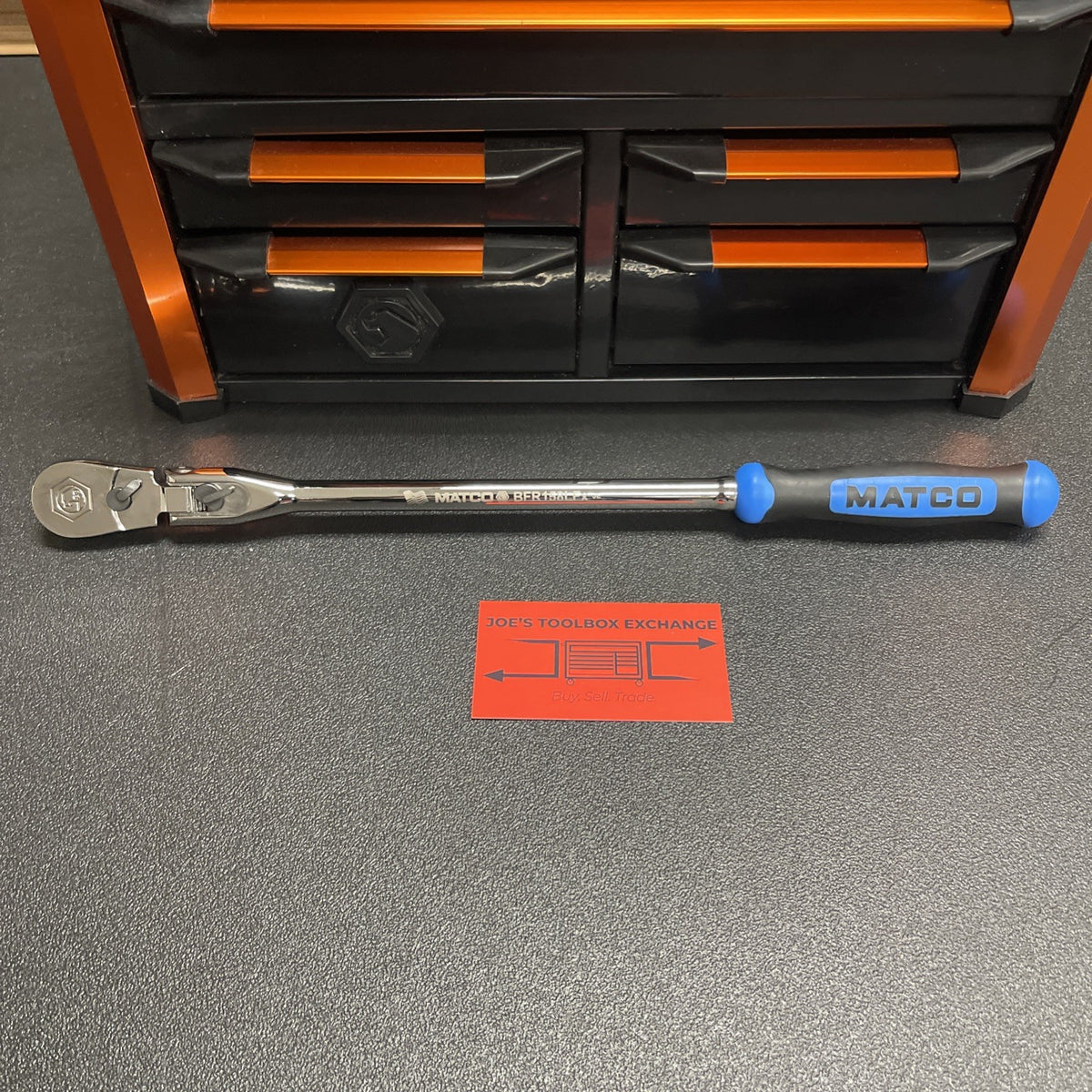Matco NEW 3/8” Dr. Flex Head Ratchet BFR158LFx BFR158LFB BLUE 15-1/2” 88 Tooth