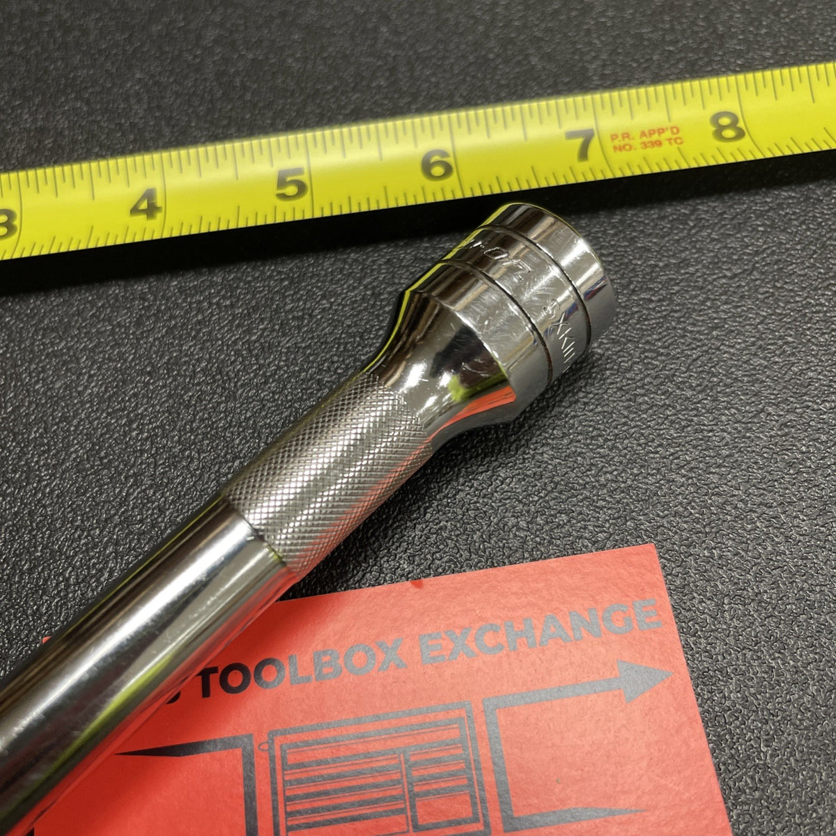 Snap-on Tools USA Used ADD ON SIZE 1/2" Drive 10" Knurled Socket Extension SXK10