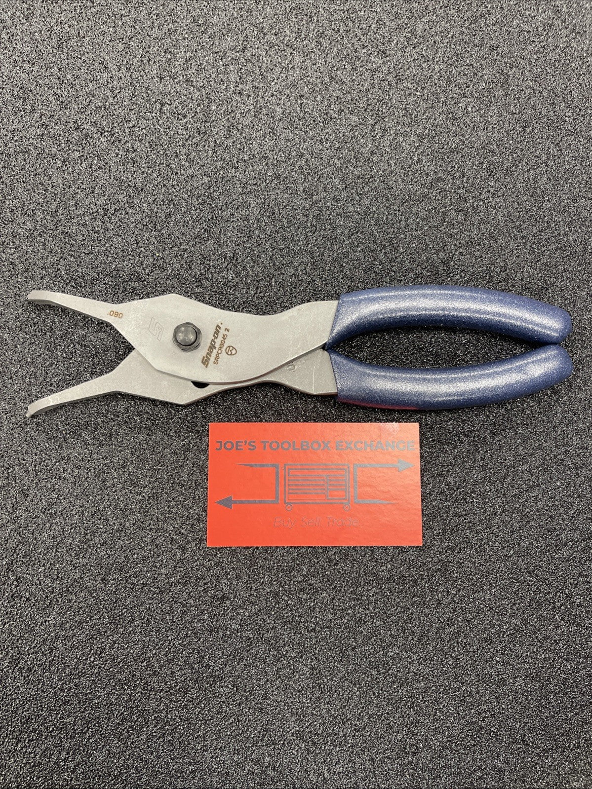 Snap-on Tools USA NEW POWER BLUE 45° Tip .090 Snap Ring Pliers SRPCR9045