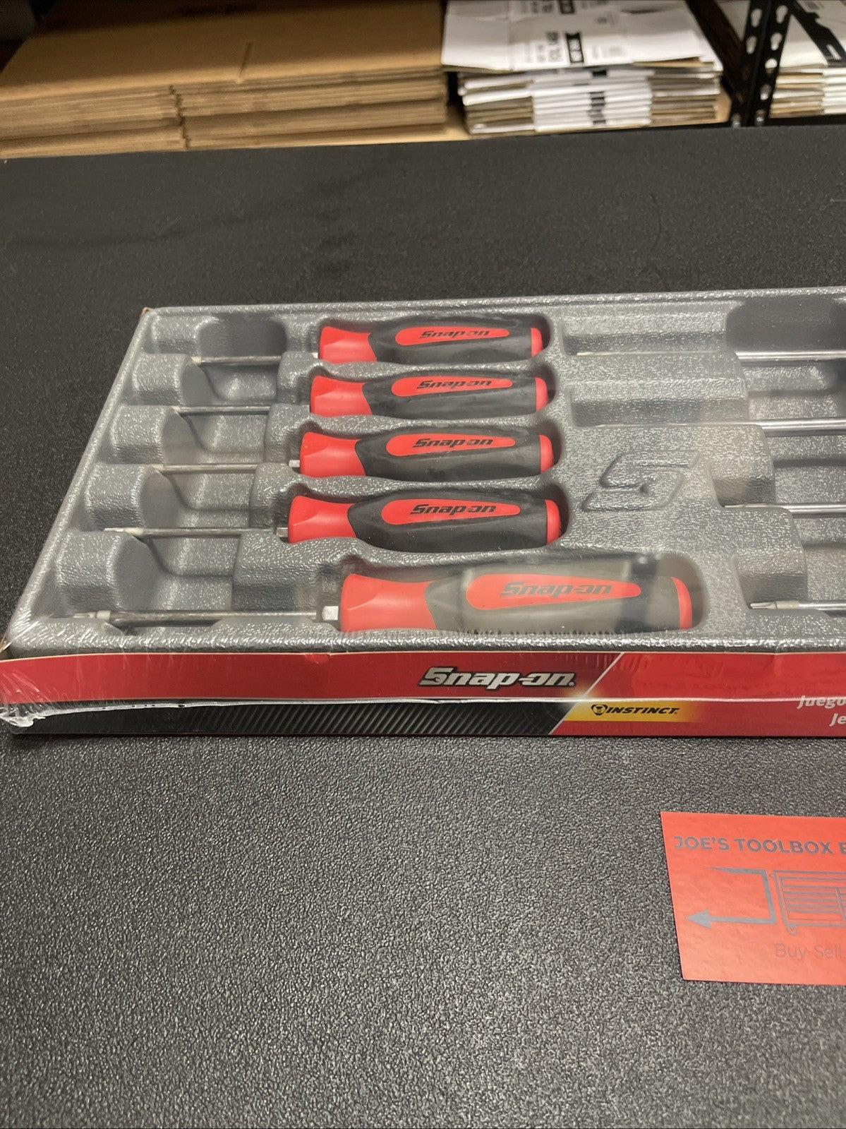 Snap-on Tools NEW 9pc RED Soft Grip T8 - T45 TORX Screwdriver Set SGDTX90BR