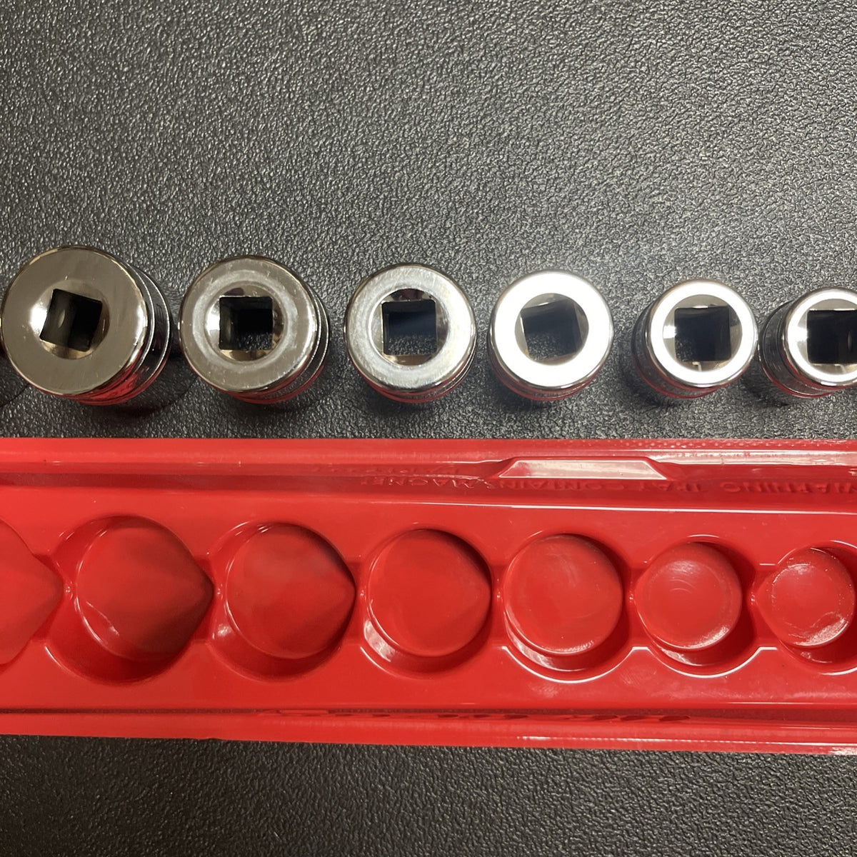 Snap-on 14pc 214FSY 3/8” Drive SAE shallow Socket Set  1/4” To 1” 6 Point Chrome