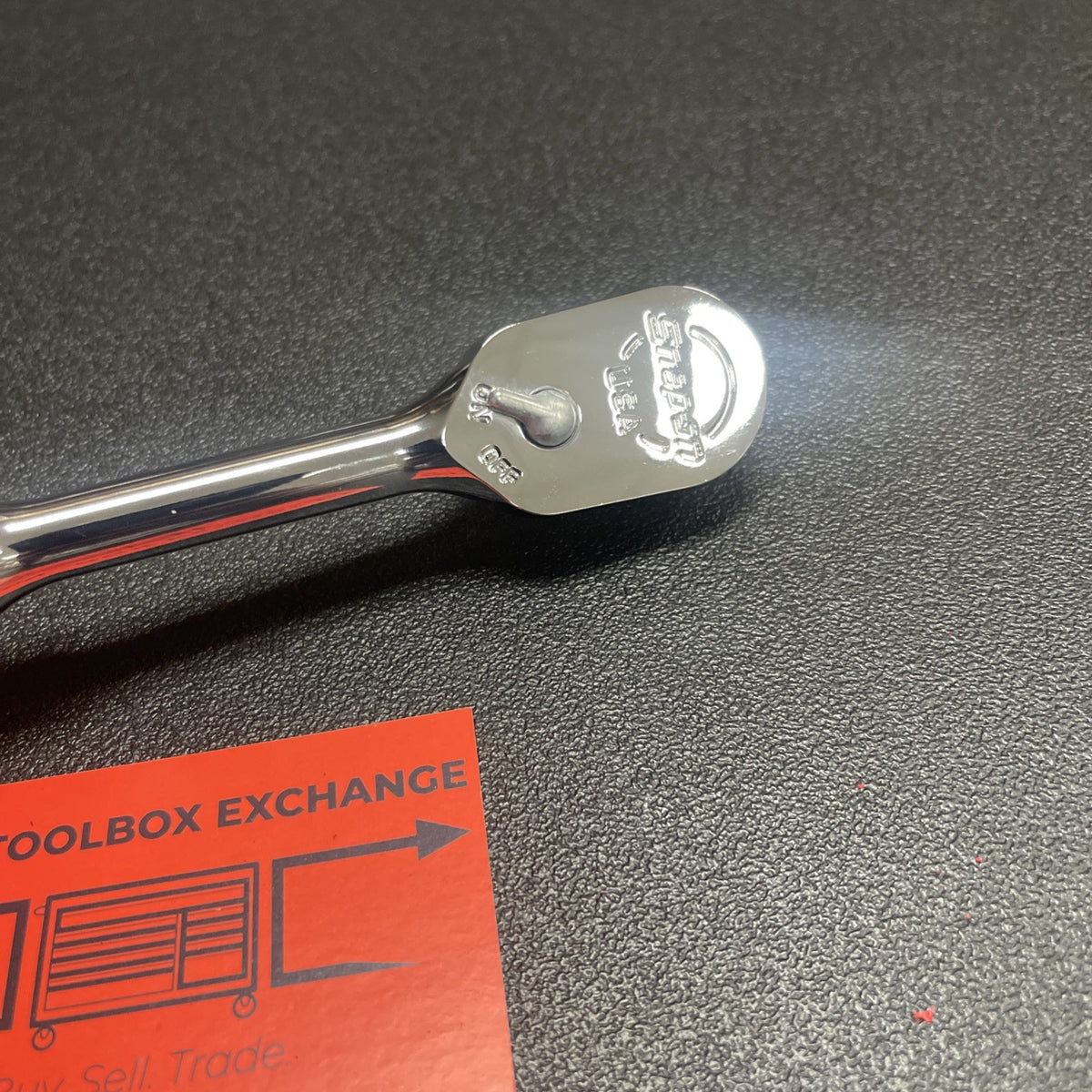 Snap-on Tools USA NEW 3/8" Drive Fine Tooth Standard Handle Chrome Ratchet F80