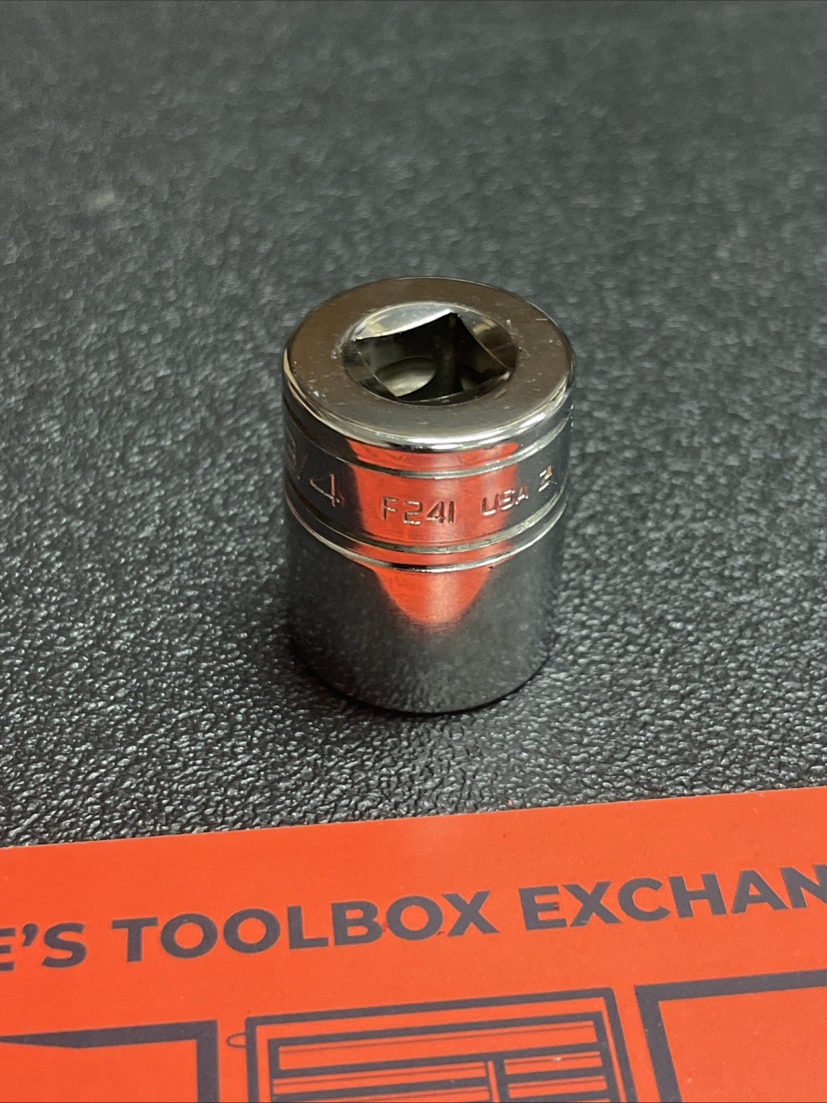Snap-On Tools USA NEW 3/8" Drive 3/4" SAE 12 Point Shallow Chrome Socket F241