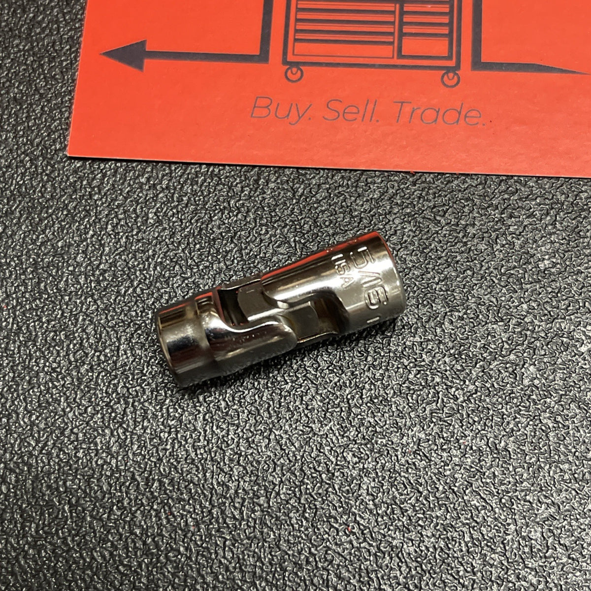 NEW Snap-on Tools USA 1/4" Drive 5/16" SAE Chrome 6 Point Swivel Socket TMUS101A