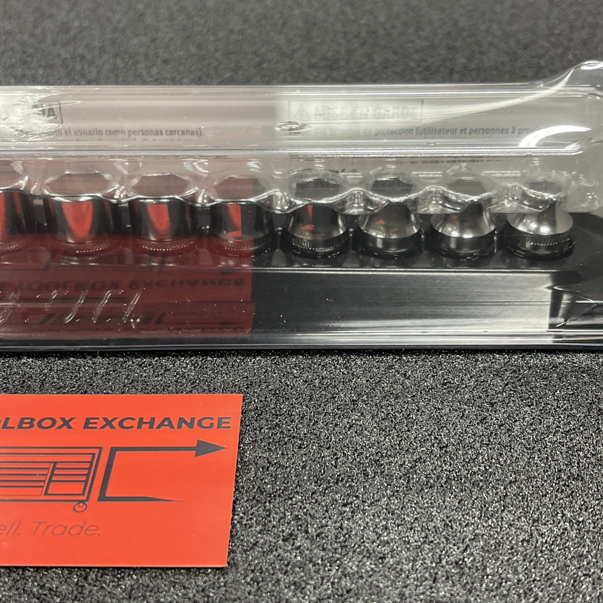 Snap-on Tools NEW 12pc 3/8 Drive METRIC Shallow 6-Point Socket Set 212FSMY