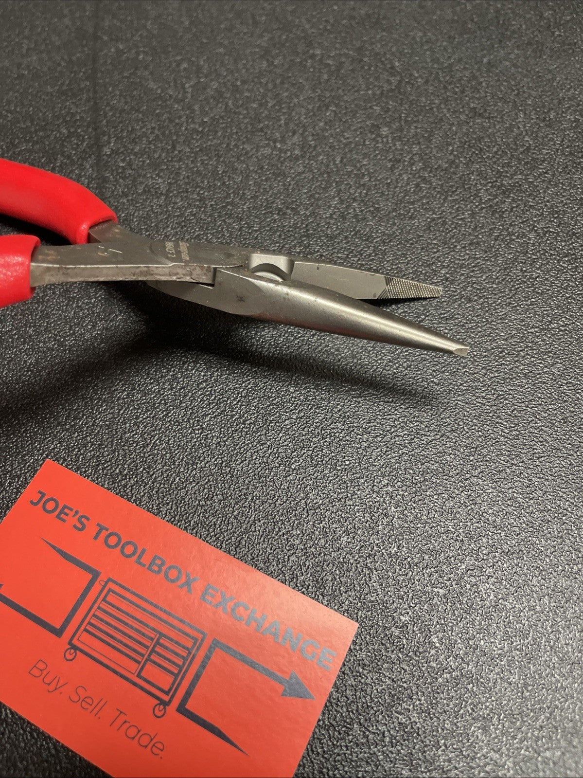 Snap-on Tools USA RED 8" Talon Soft Grip Needle Nose Pliers w/ Cutter 196ACF