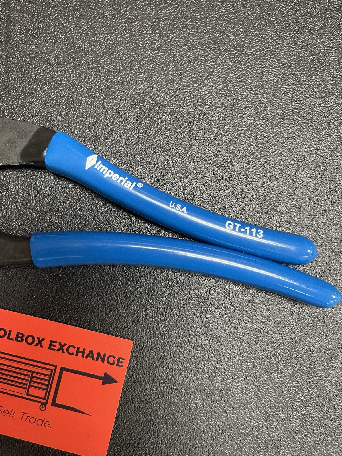 Imperial Tools NEW Blue Soft Grip Slip Joint Soft Non Marring Pliers GT-113