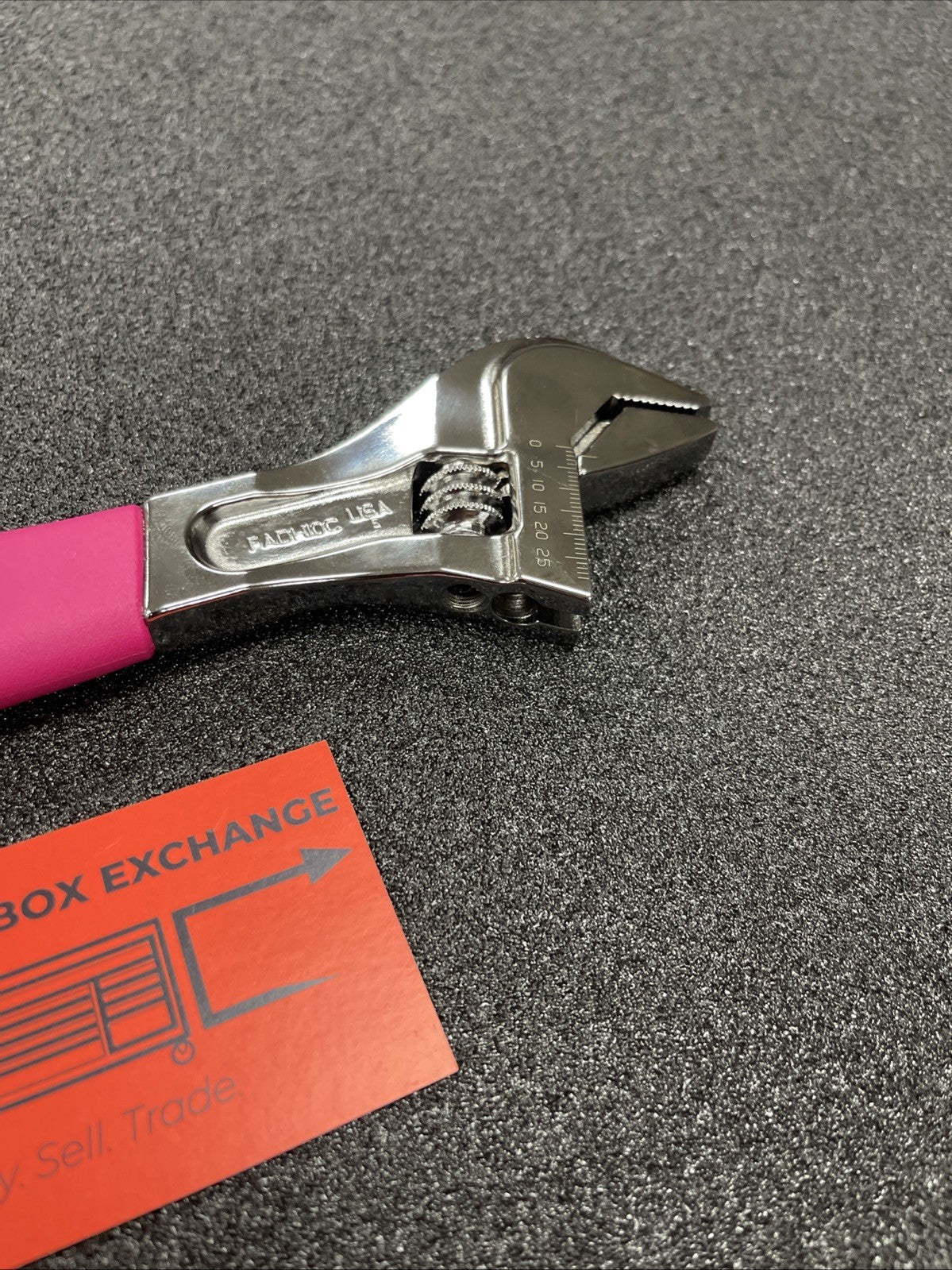 Snap-on Tools NEW ELECTRIC PINK 10" Flank Drive PLUS Adjustable Wrench FADH10CEP