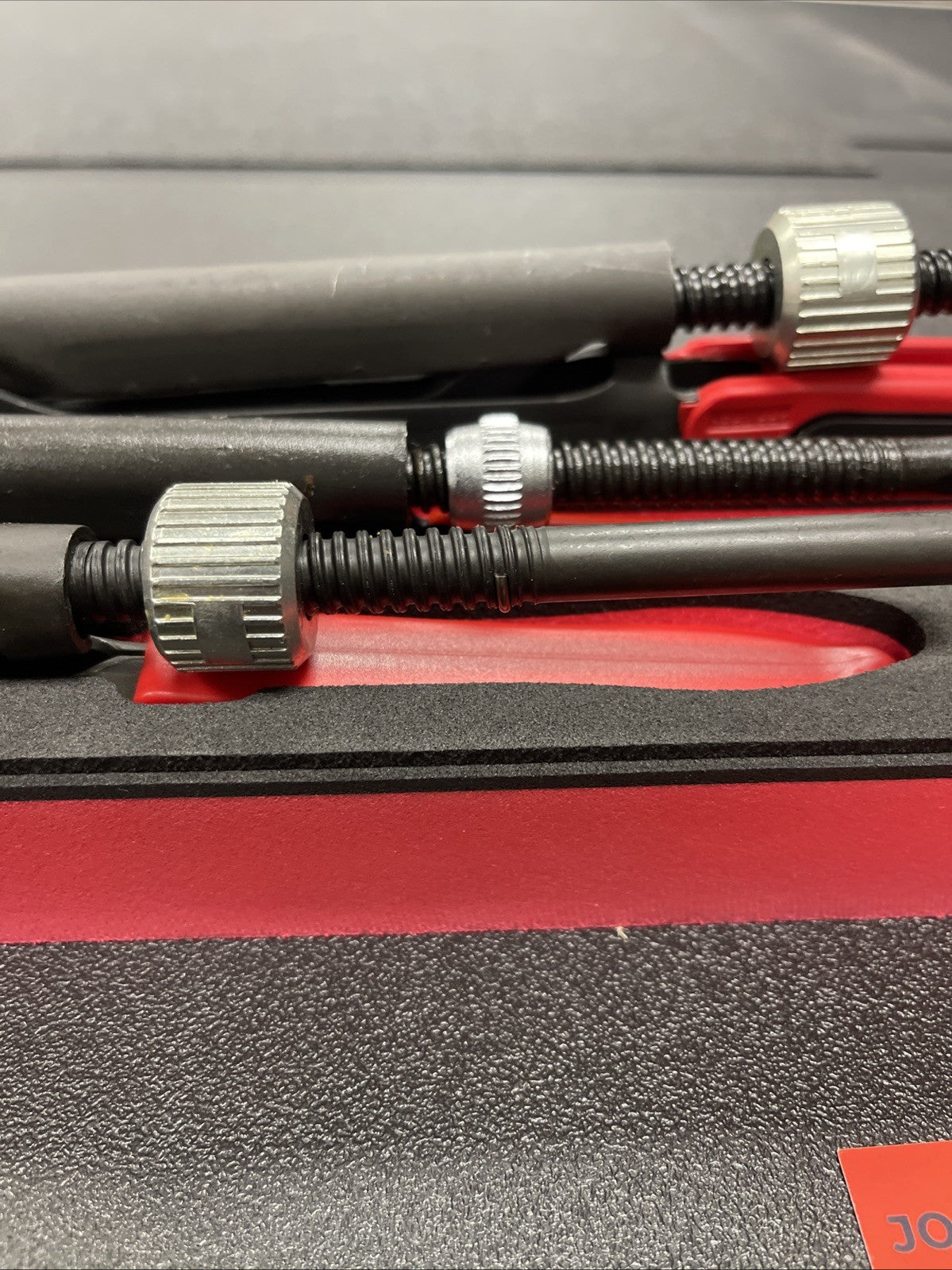 Snap-on Tools SPAIN NEW RED 3-Piece Quick Adjust Plier Wrench Foam Set PWZ300FR