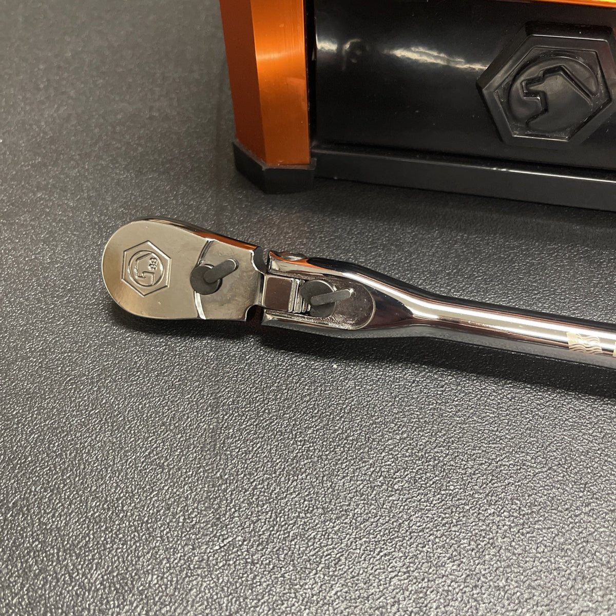 Matco NEW 3/8” Dr. Flex Head Ratchet BFR158LFx BFR158LFM ORANGE 15-1/2” 88 Tooth