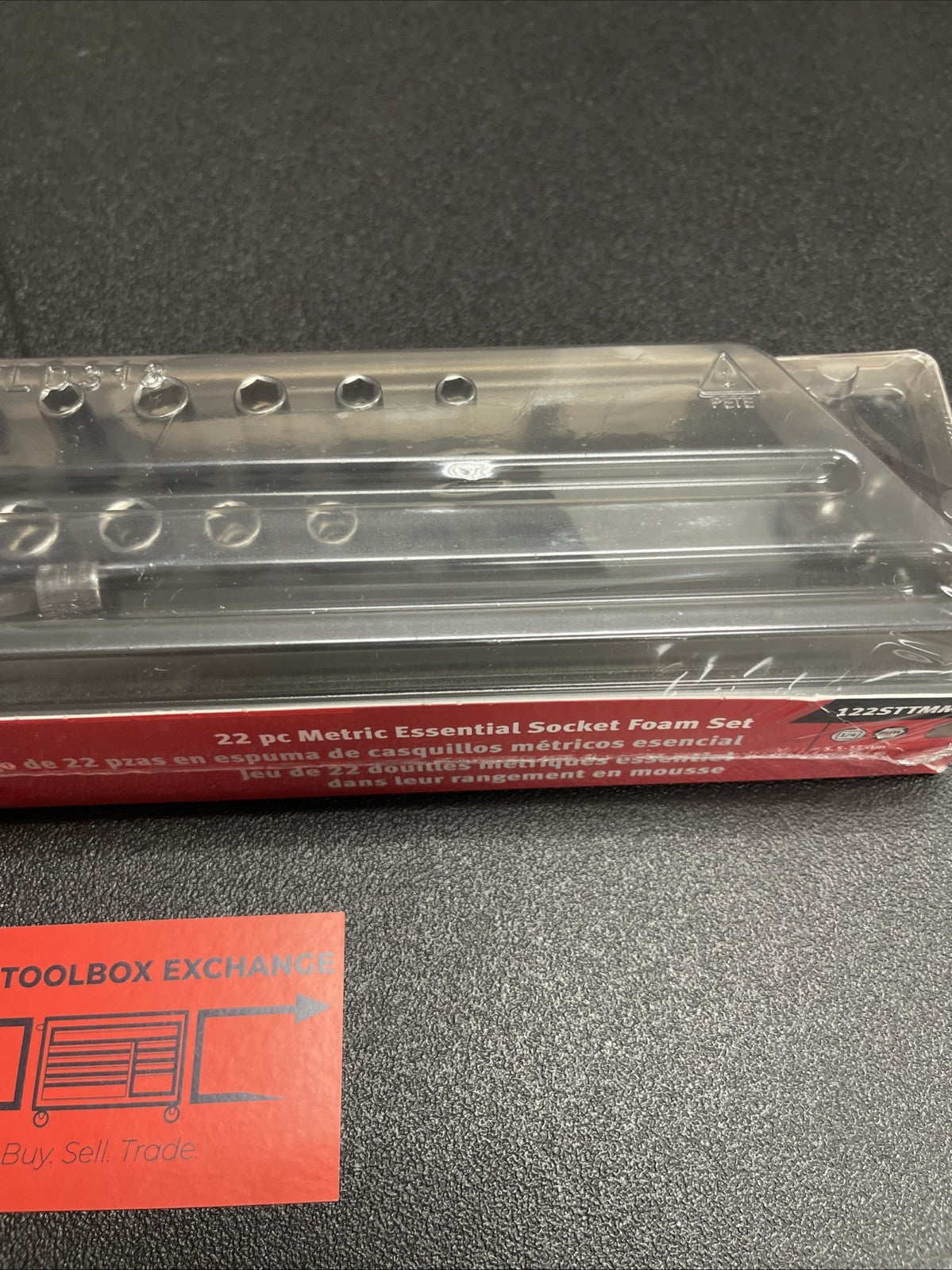 New Snap-on 22pc 1/4" drive Metric  Shallow & Deep Socket Set 122STTMMFDT