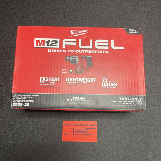 Milwaukee 2508-20 M12 FUEL 5/8" SDS Plus Rotary Hammer