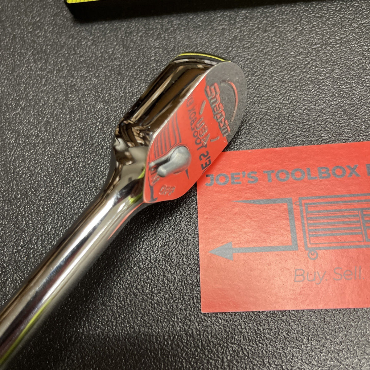 Snap-on Tools USA Used 3/8" Drive Fine Tooth Standard Handle Chrome Ratchet F80