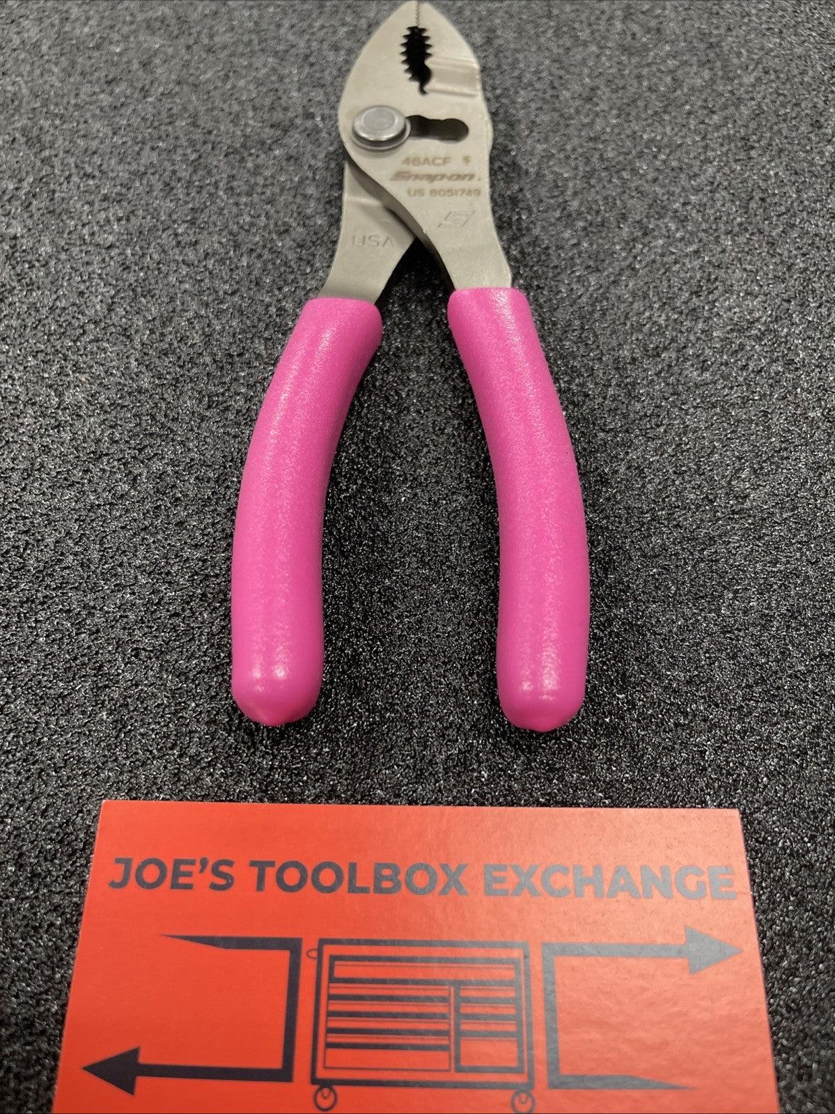Snap on Tools USA NEW ELECTRIC PINK 6" Talon Slip-Joint Pliers 46ACFEP