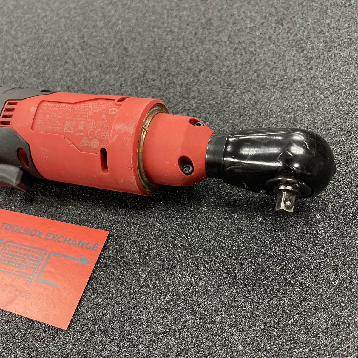 Snap-on Tools RED 1/4” Drive Cordless Brushless 14.4V Ratchet CTR825
