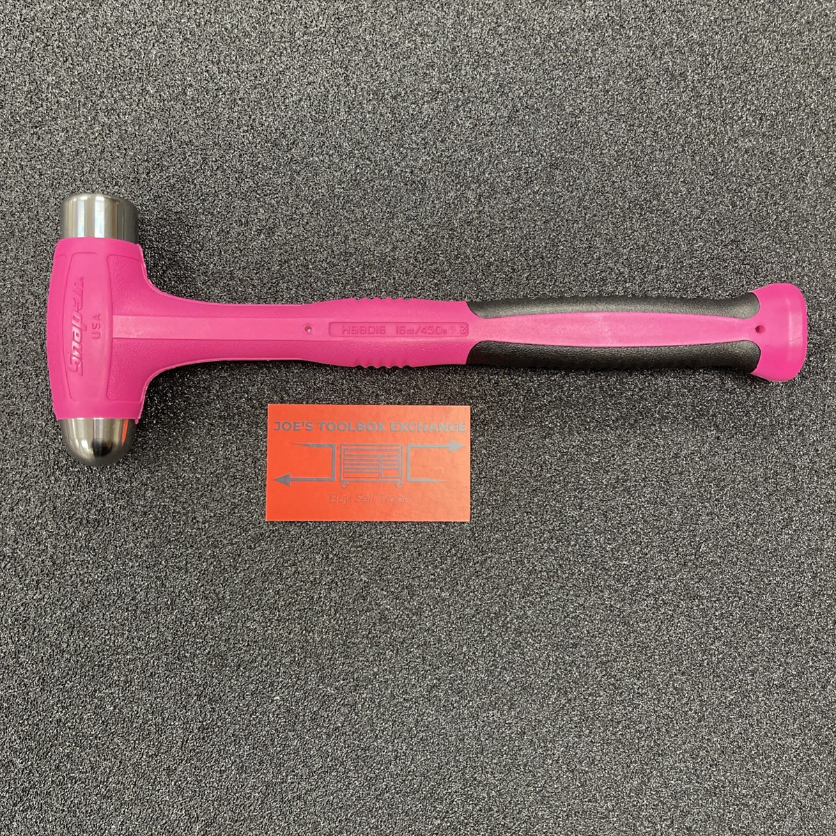 Snap-on Tools USA NEW ELECTRIC PINK 16oz Ball Peen Dead Blow Hammer HBBD16EP